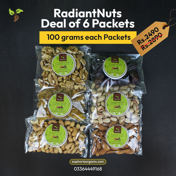 RadiantNuts Deal of 6 Packets